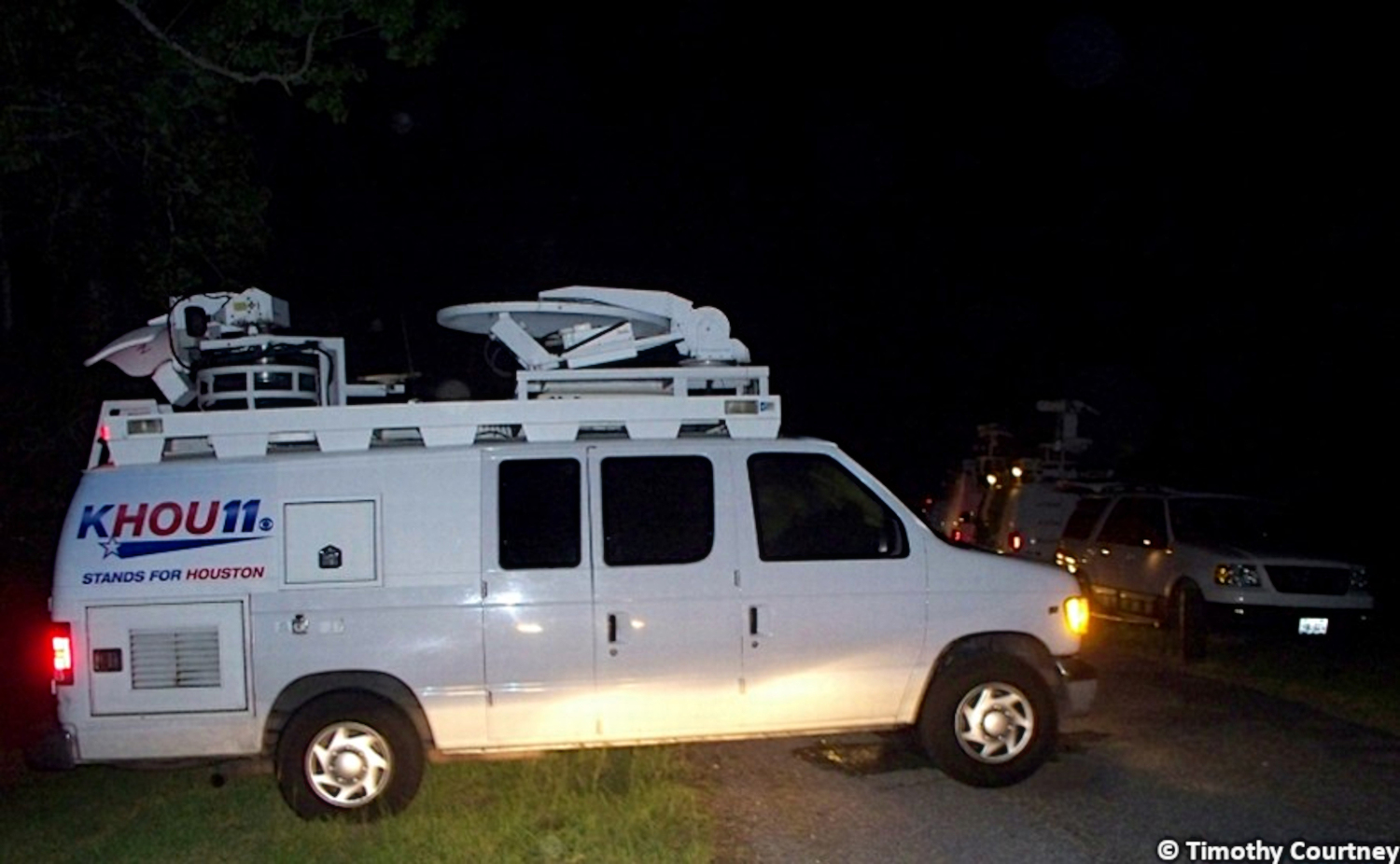 News Vans and National Media Arrive Over Rumors of the Texas Chainsaw Massacre Grave
