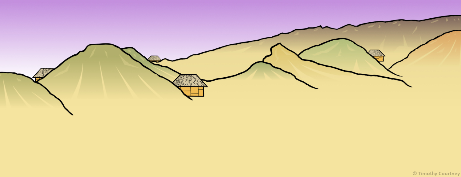 Huts in The Desert