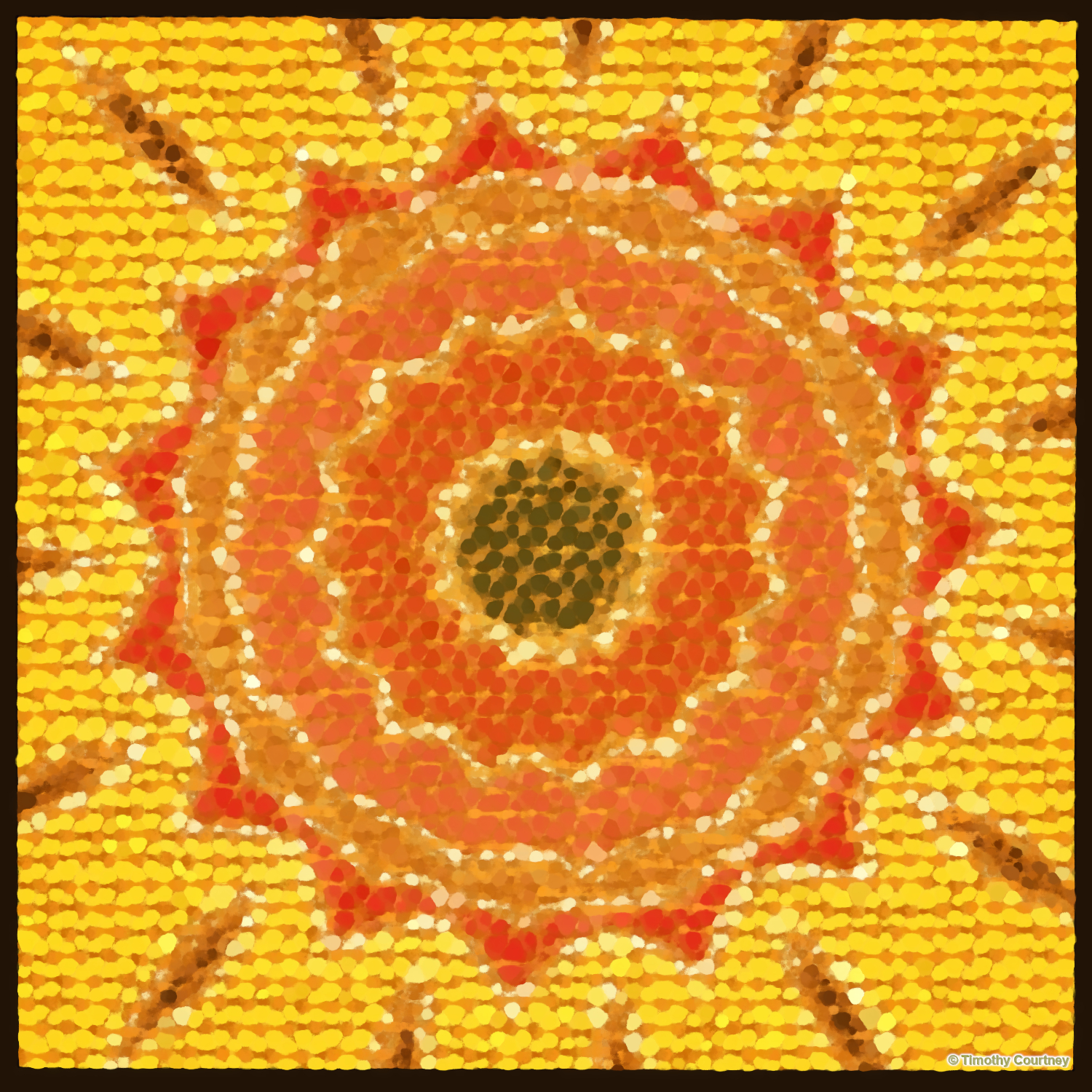 Painting of a Sunflower