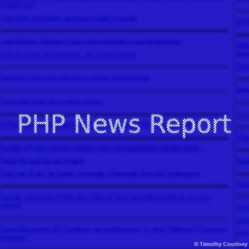 Cover of PHP News Report by Timothy Courtney